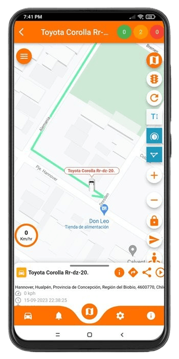 Monitoreo GPS en tiempo real